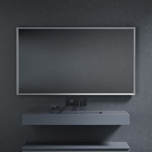 Inda - Specchio LED Pirano+ 140x80cm satinato luce ed intensità dimmerabili