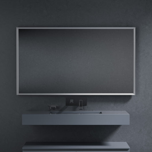 Inda - Specchio LED Pirano+ 140x80cm satinato luce ed intensità dimmerabili