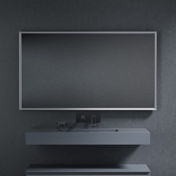 Inda - Specchio LED Pirano+ 140x80cm satinato luce ed intensità dimmerabili