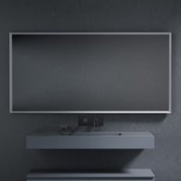 Inda - Specchio LED Pirano+ 160x80cm satinato luce ed intensità dimmerabili