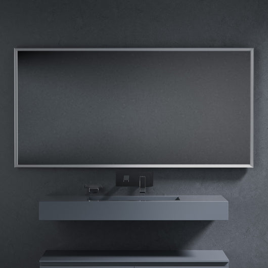 Inda - Specchio LED Pirano+ 160x80cm satinato luce ed intensità dimmerabili