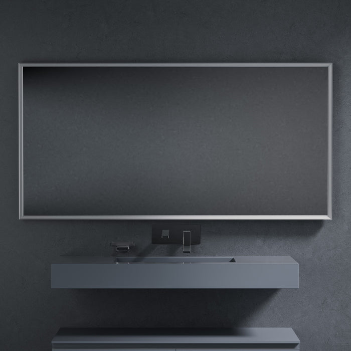 Inda - Specchio LED Pirano+ 160x80cm satinato luce ed intensità dimmerabili