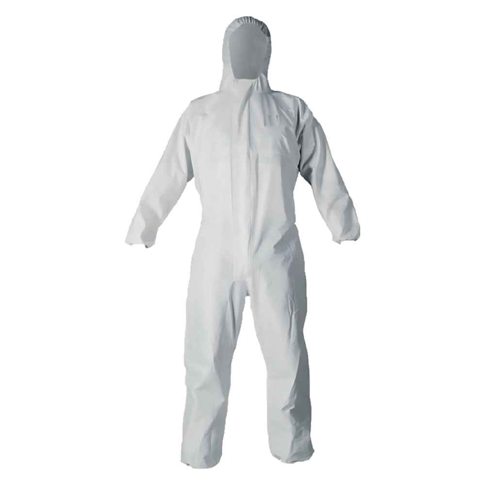 TUTA DI PROTEZIONE IN TNT XL - bianca MADE IN ITALY 5 PZ