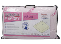 Guanciale Cuscino Letto 42x72 cm Memory Anallergico Traspirante Sakura