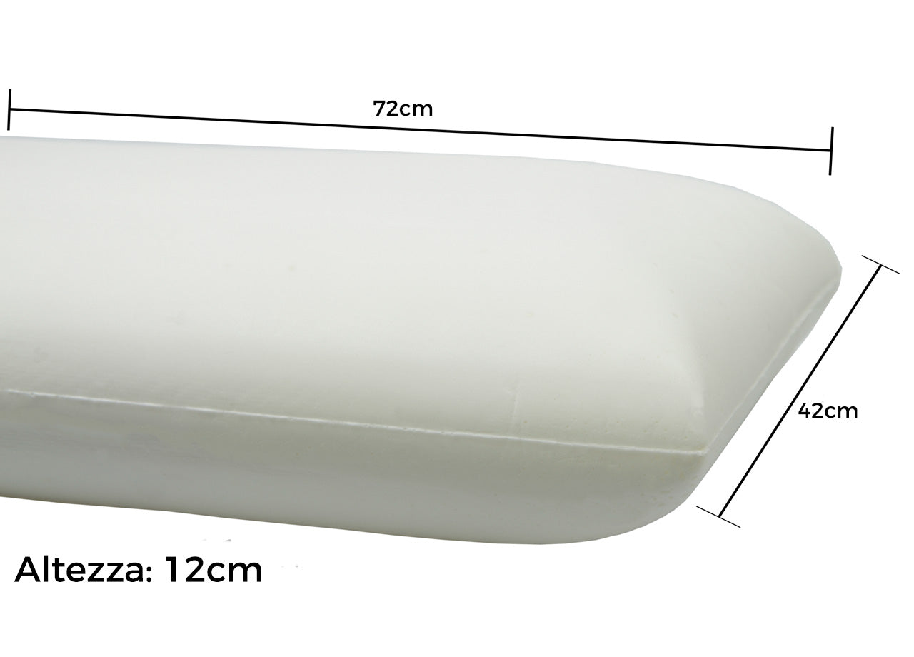 Guanciale Cuscino Letto 42x72 cm Memory Anallergico Traspirante Sakura