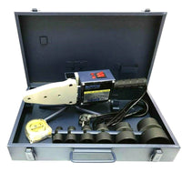 SALDATORE POLIFUSORE 1600W PER SALDATURA TUBI PLASTICA PVC PVDF 6 MATRICI