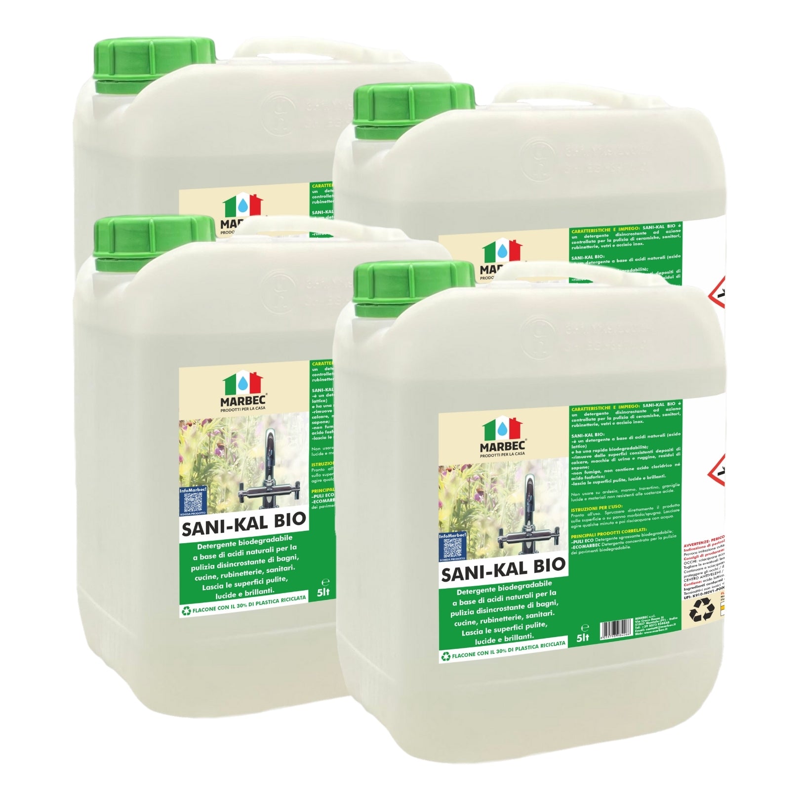 Anticalcare SANI-KAL BIO   5LTx4Pz