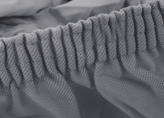 Copridivano Genius Con Penisola Chaise Longue Modello Swing Colore Grigio Sassi - Sinistra - Grigio