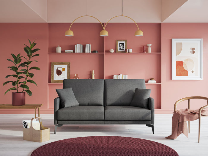 Saturno Divano moderno in tessuto morbido impermeabile T03 180 cm blu