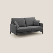 Divano 2 Posti 140x94x90 cm in Tessuto Grigio