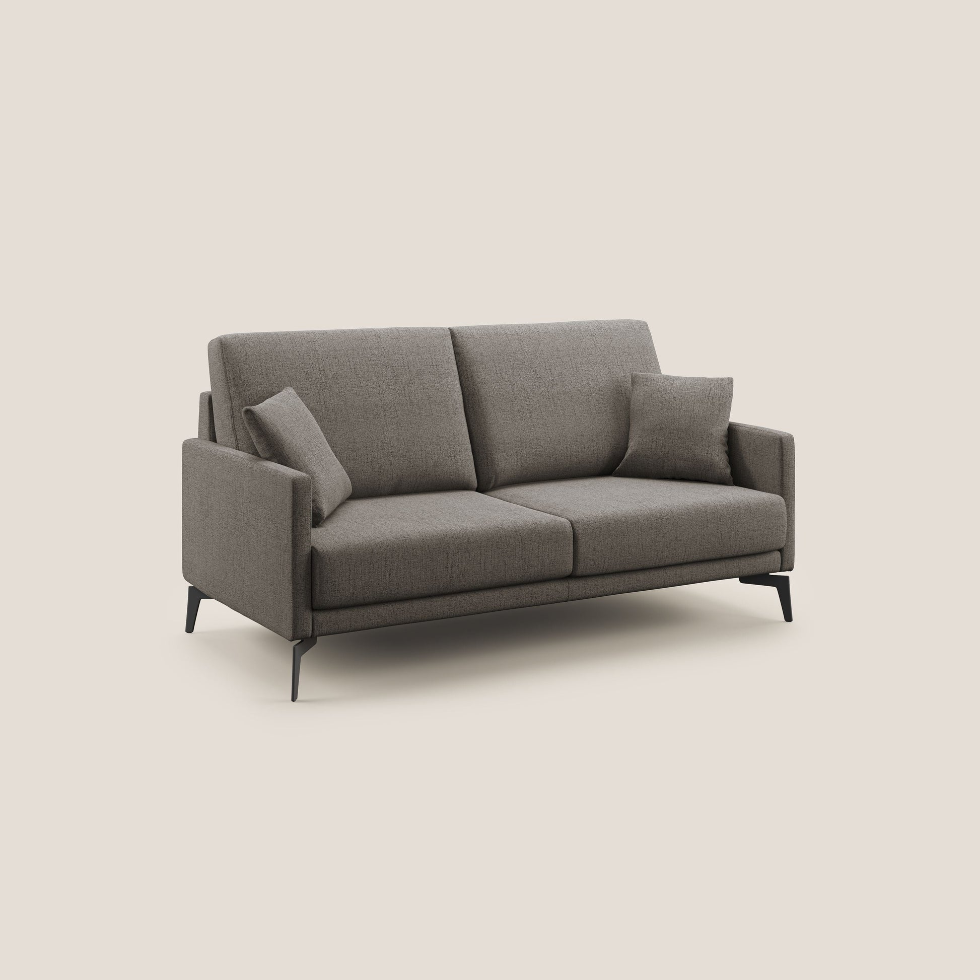 Divano 2 Posti 160x94x90 cm in Tessuto Talpa