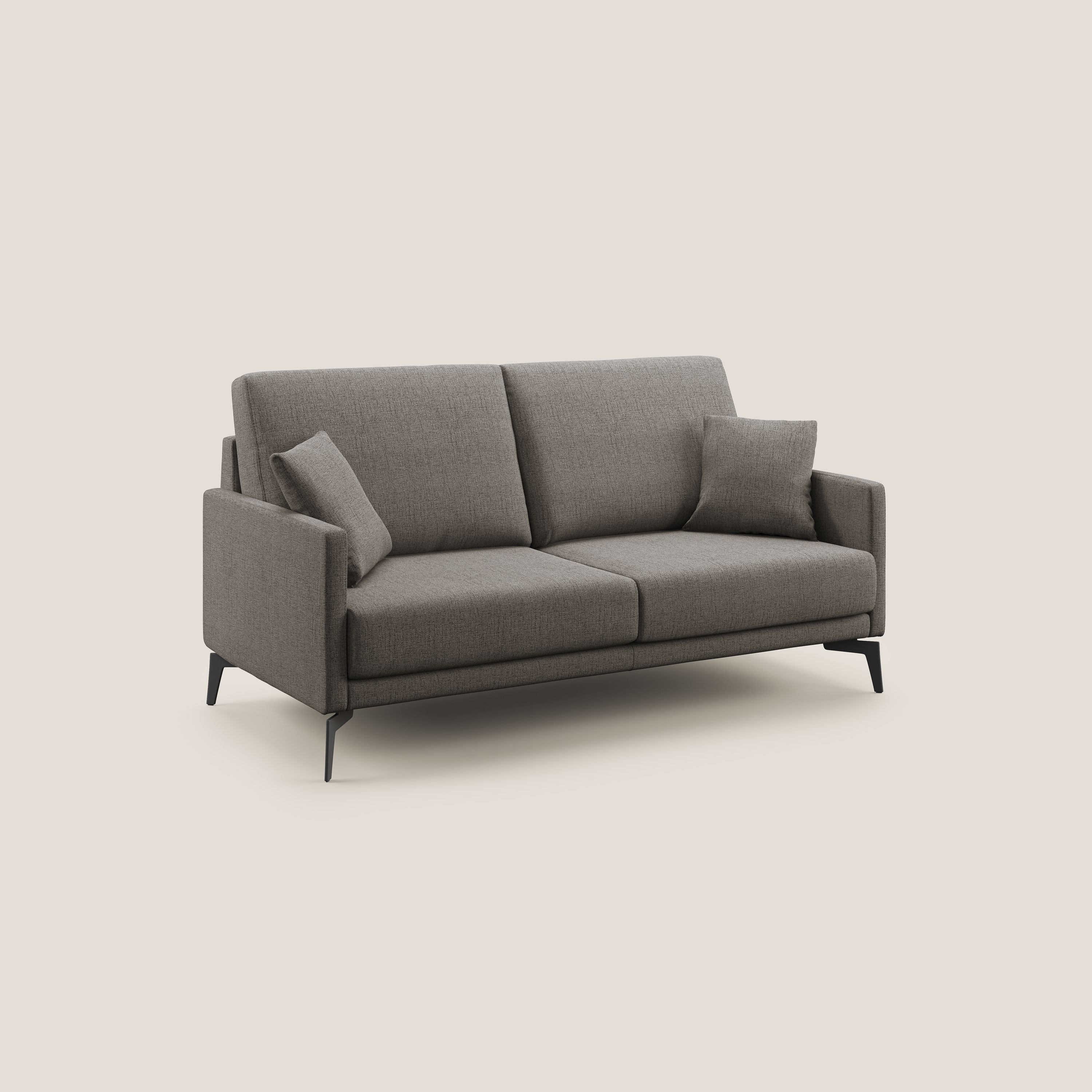 Divano 2 Posti 160x94x90 cm in Tessuto Talpa