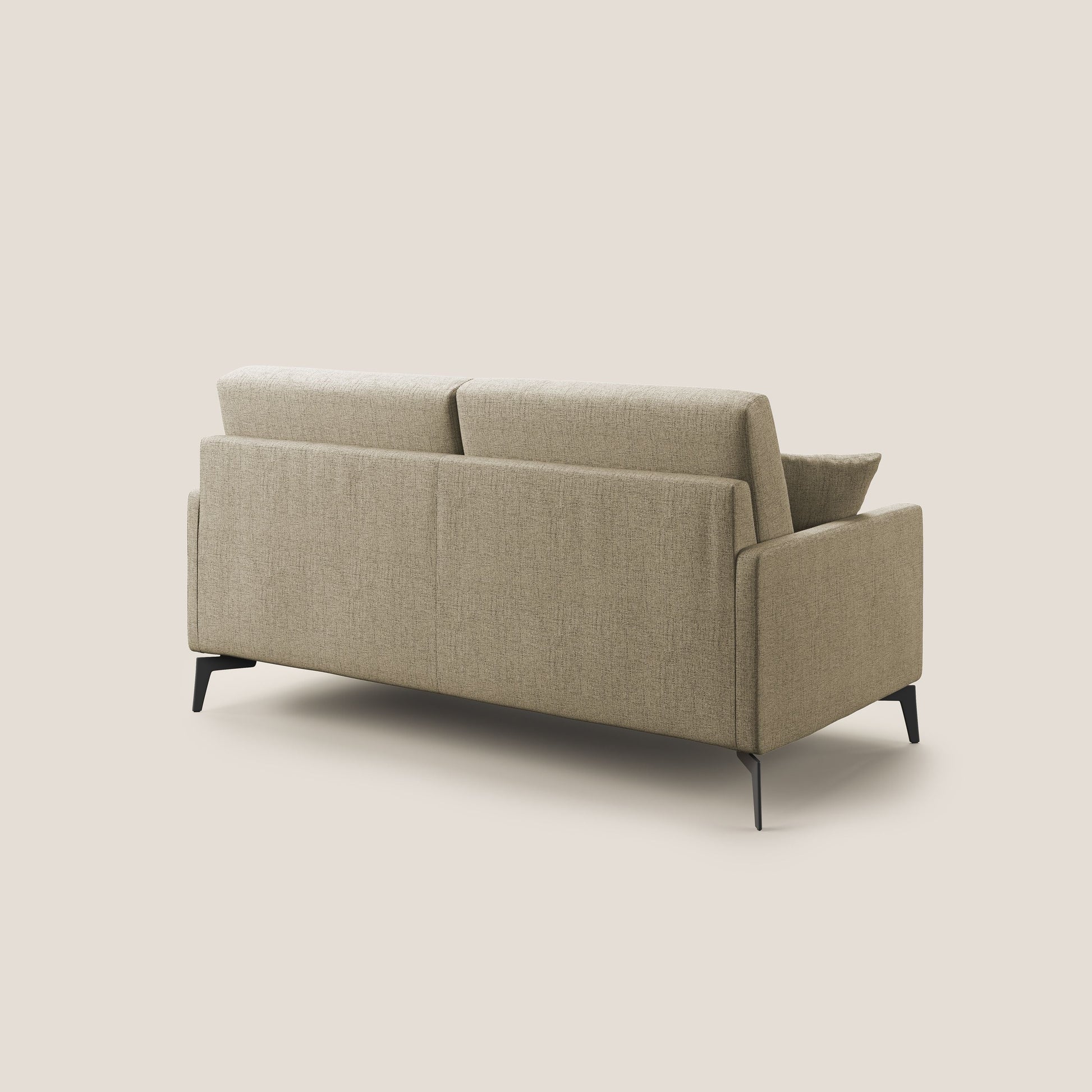 Divano 2 Posti 140x94x90 cm in Tessuto Beige