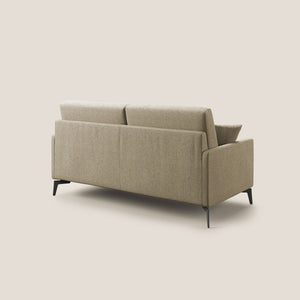 Divano 2 Posti 140x94x90 cm in Tessuto Beige