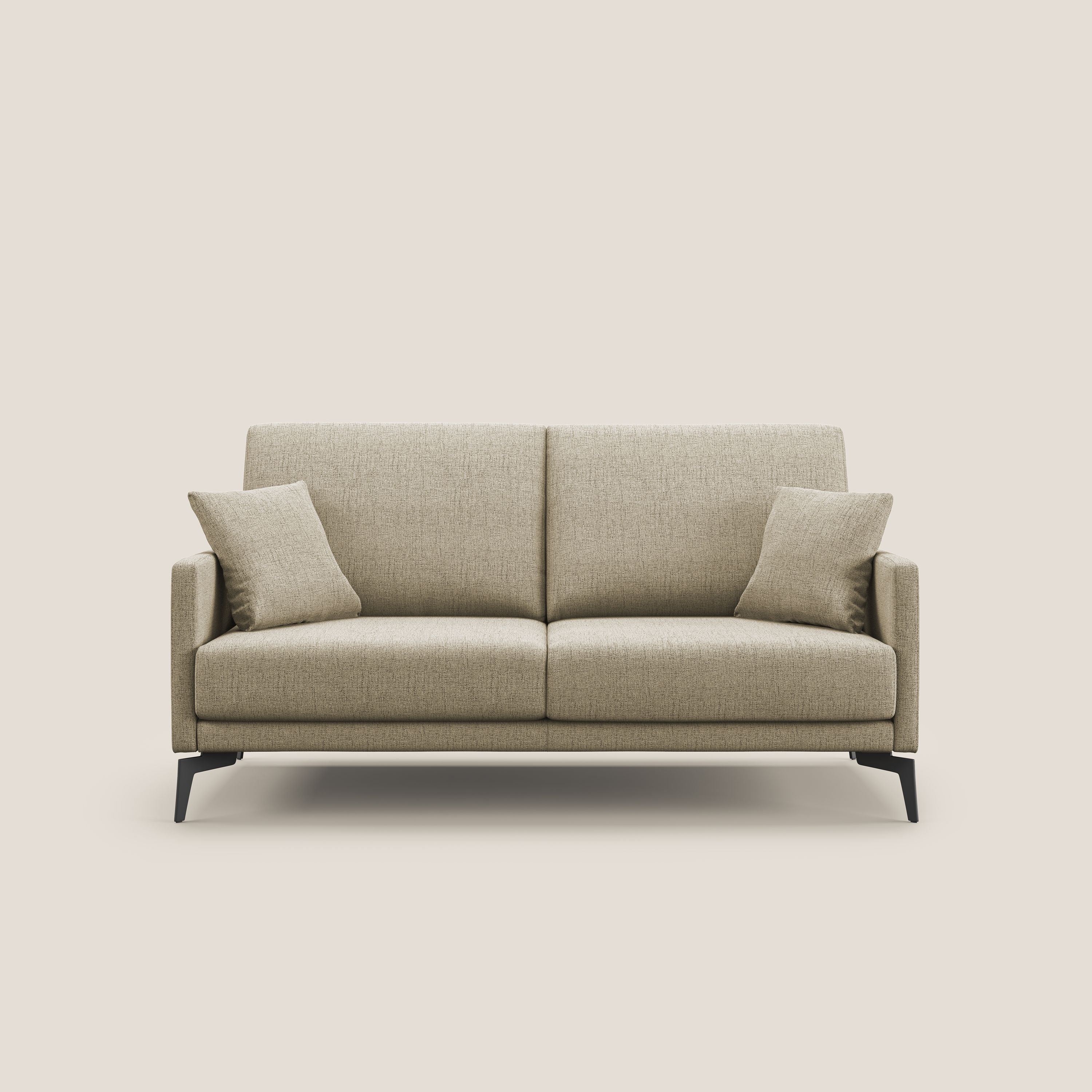Divano 3 Posti 180x94x90 cm in Tessuto Beige
