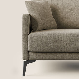 Divano 3 Posti 180x94x90 cm in Tessuto Marrone