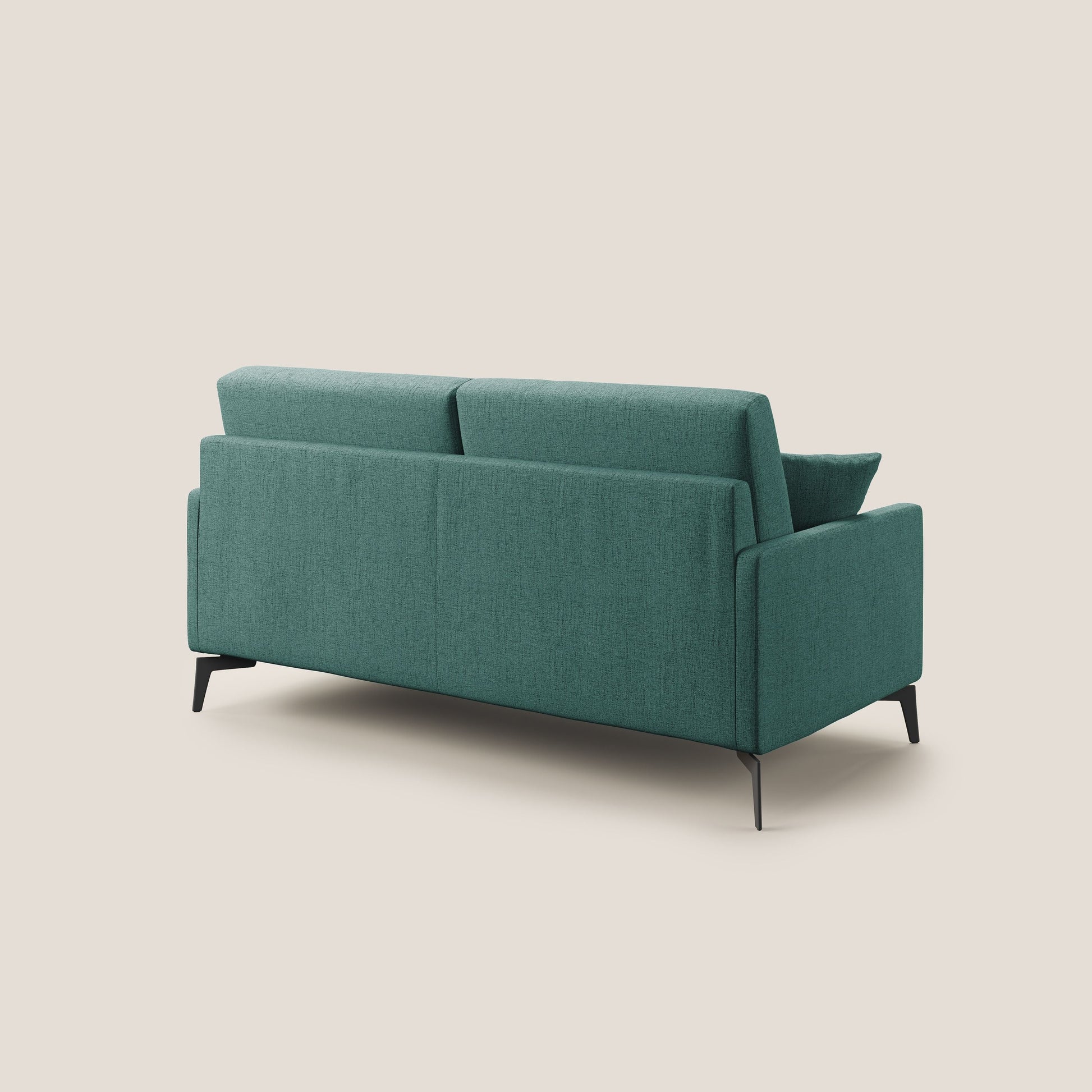 Divano 3 Posti 180x94x90 cm in Tessuto Verde Acqua