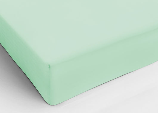 Lenzuolo Sotto Con Angoli In Cotone In Tinta Unita Colore Verde C.N. - Singolo - Verde