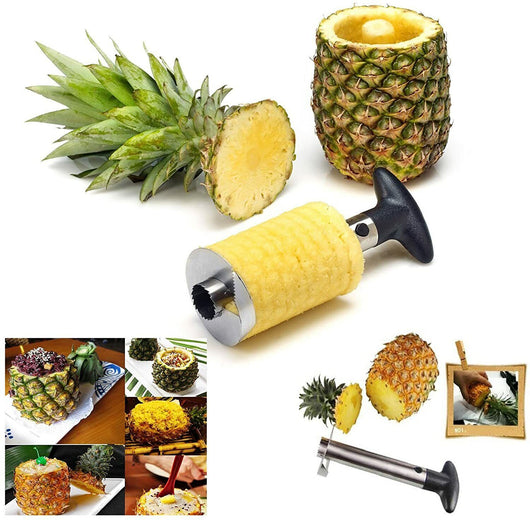 SBUCCIA TAGLIA AFFETTA ANANAS IN ACCIAIO SBUCCIANANAS TORSOLO