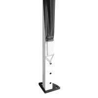 Gazebo Pop-up, Gazebo da Giardino Pieghevole Anti-UV con Sacco di Trasporto, Acciaio, Oxford 3 x 3 x 2.55 m, Grigio