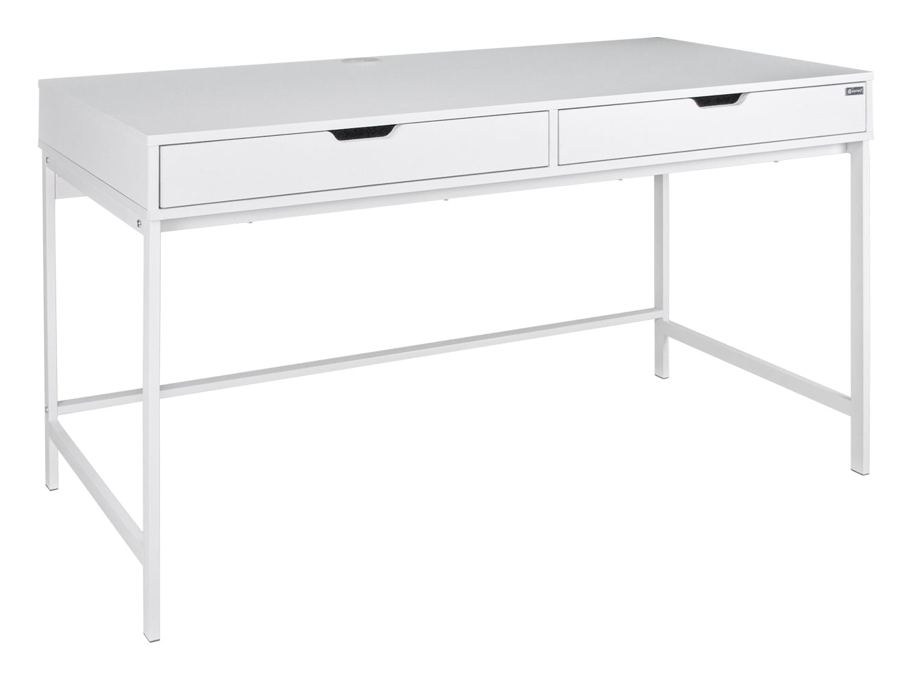 Scrivania per ufficio, scrivania con cassetti colore bianco mod. Diana SC08DI