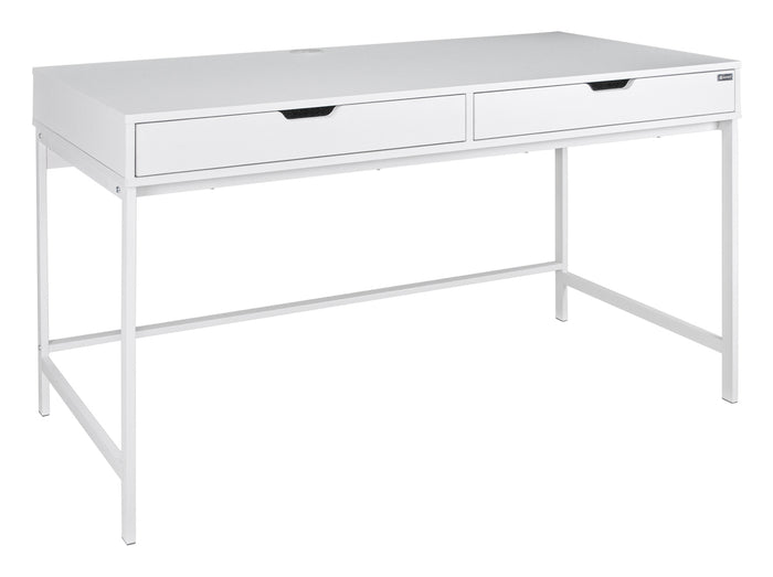 Scrivania per ufficio, scrivania con cassetti colore bianco mod. Diana SC08DI