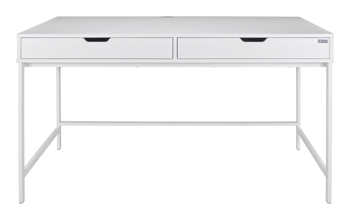 Scrivania per ufficio, scrivania con cassetti colore bianco mod. Diana SC08DI