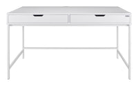 Scrivania per ufficio, scrivania con cassetti colore bianco mod. Diana SC08DI