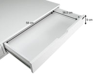 Scrivania per ufficio, scrivania con cassetti colore bianco mod. Diana SC08DI