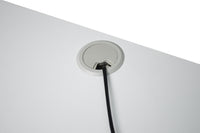 Scrivania per ufficio, scrivania con cassetti colore bianco mod. Diana SC08DI