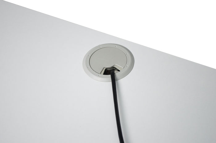 Scrivania per ufficio, scrivania con cassetti colore bianco mod. Diana SC08DI