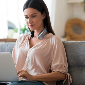 SCALDACOLLO ELETTRICO PER DOLORI CERVICALE COLLO PORTATILE RICARICABILE USB