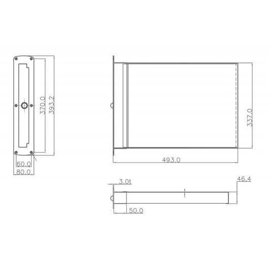 SCALETTA  INOX AD INCASSO 4 GRADINI