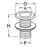 SCARICO A MARE BIANCO 1/2'