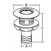 SCARICO A MARE BORDO BASSO 1/2
