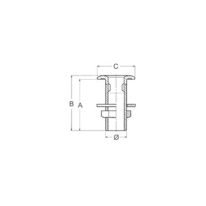 SCARICO A MARE CROMATO DA 3/4