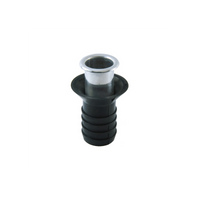 SCARICO IN GOMMA/ACCIAIO � MM.10