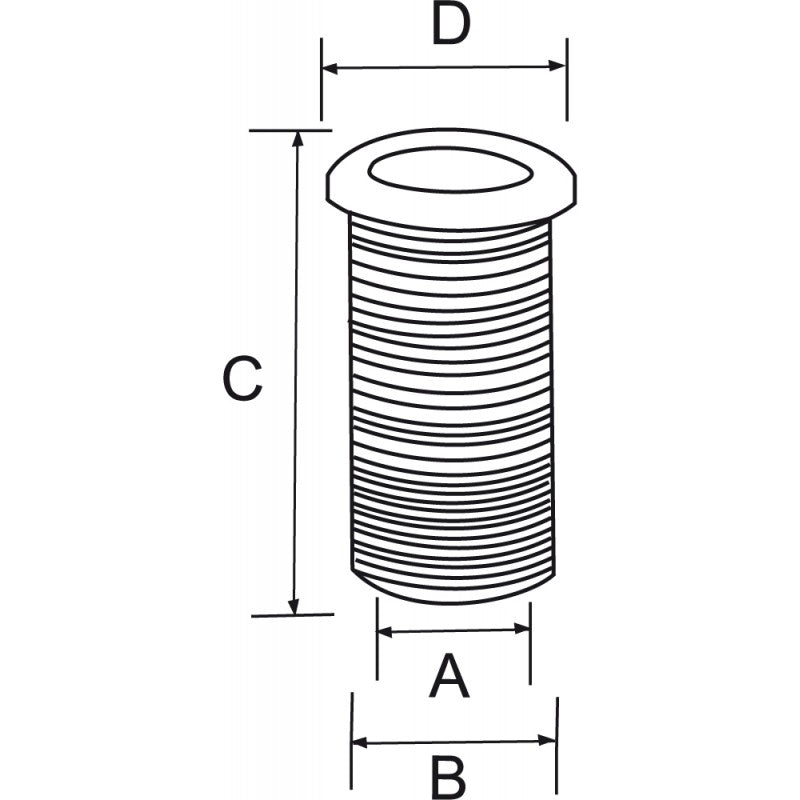 SCARICO NERO � MM.25X155