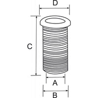 SCARICO NERO � MM.25X62