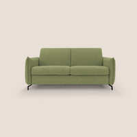 Divano Letto 2 Posti 175x95x96 cm in Tessuto Verde