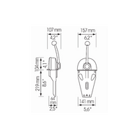 SCATOLA COMANDO B103 MONOLEVA