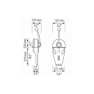SCATOLA COMANDO B103 MONOLEVA