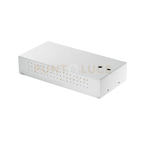 SCATOLA BIANCA PER ALLOGGIO DRIVER E COLLEGAMENTO ELETTRICO BINARI A SOSPENSIONE 25X12,5X4,9CM