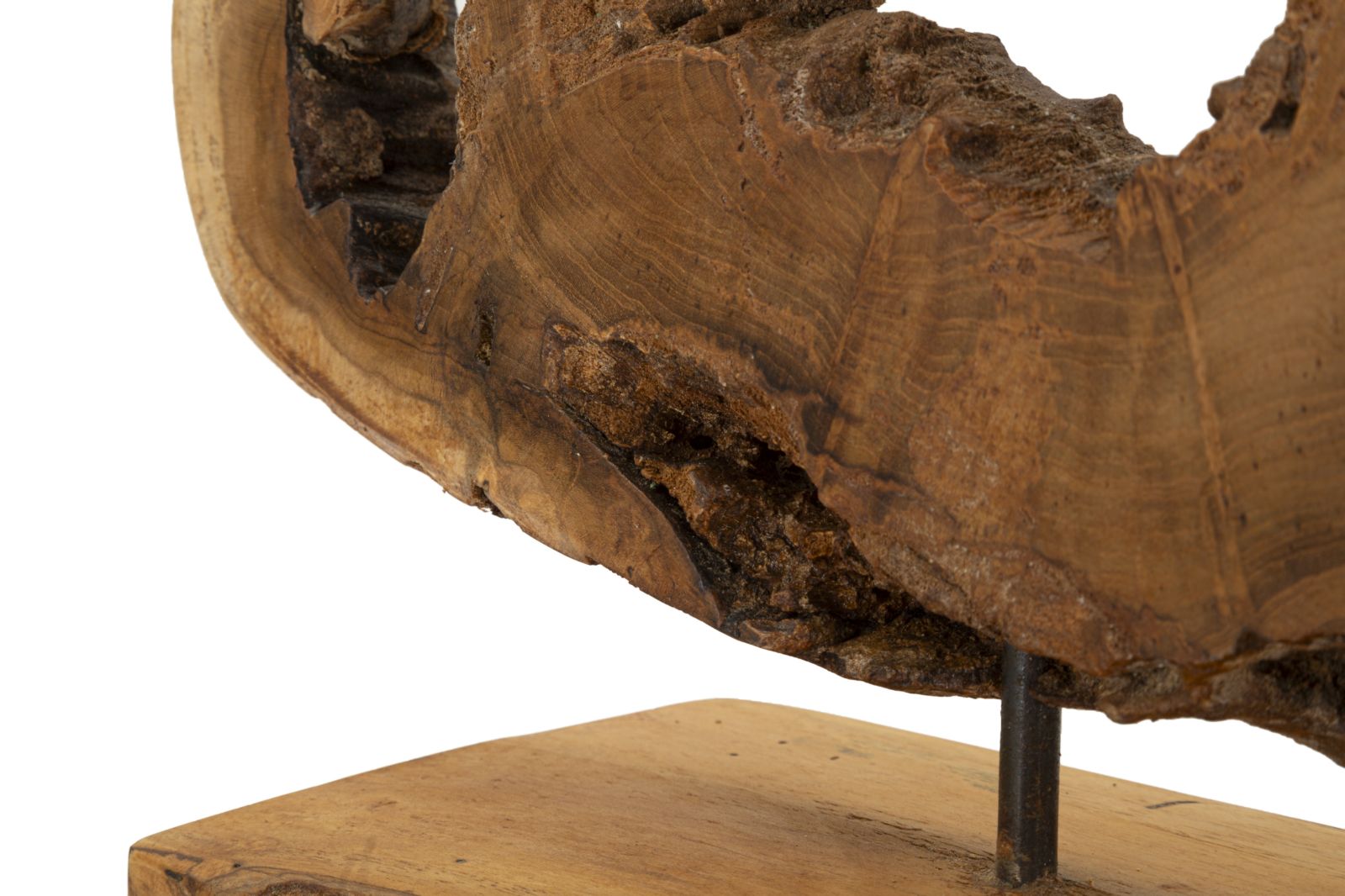 SCULTURA BINTANG IN TEAK RICICLATO CM 31X13X35(PEZZI UNICI - NON RIP. IN SERIE)