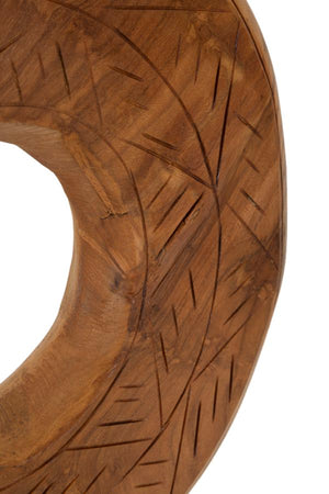 SCULTURA DORAT IN TEAK RICICLATO CM 28X10X38 (PEZZI UNICI - NON RIP. IN SERIE)
