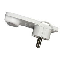 Ecova 30183 spina piatta salvaspazio schuko 16a 2p+t per casa e ufficio