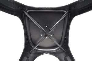 Sedia industriale in metallo, sedia impilabile mod. Maggie (2 pz.) Colore: Grigio SD01MAM