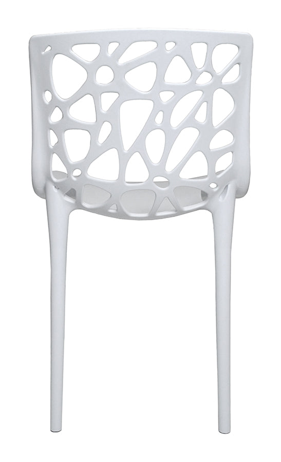 Sedia in polipropilene impilabile mod. Greta (2 pz.) Colore: Bianco SD08GRPL