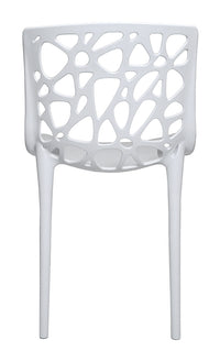 Sedia in polipropilene impilabile mod. Greta (2 pz.) Colore: Bianco SD08GRPL