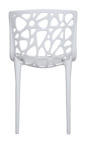 Sedia in polipropilene impilabile mod. Greta (2 pz.) Colore: Bianco SD08GRPL